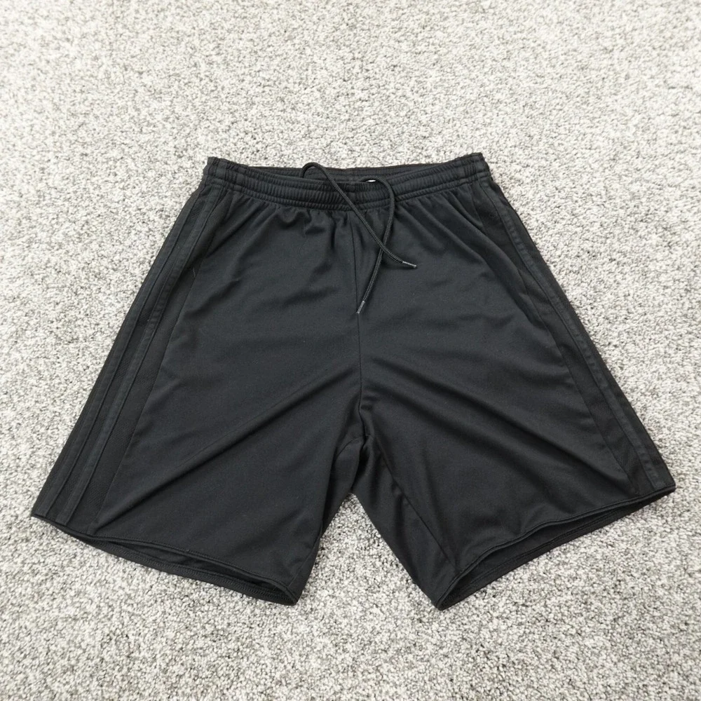 Adidas Shorts Mens S Black Drawstring‎ Climacool Athletic Track Gym Run Sports